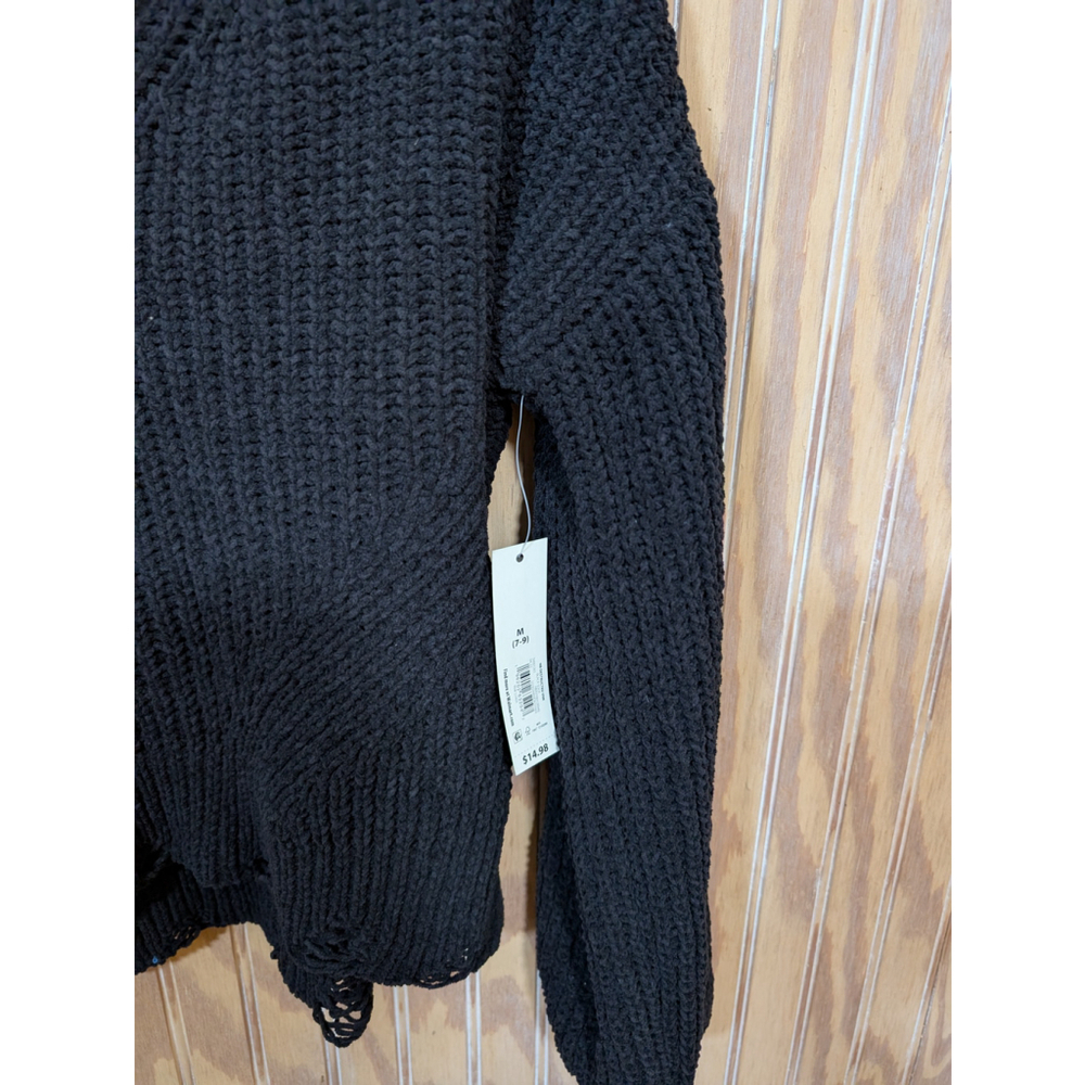 Women's No Boundaries Sweater, M, Black - Picture 3 of 8